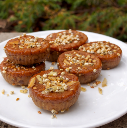 Date Caramel Blondie Fudge Protein Cups