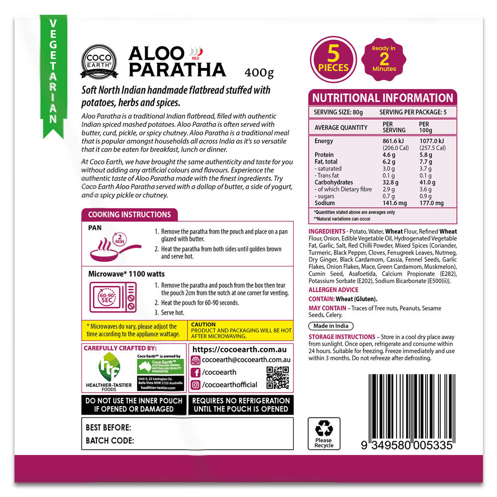 Aloo Paratha 400g