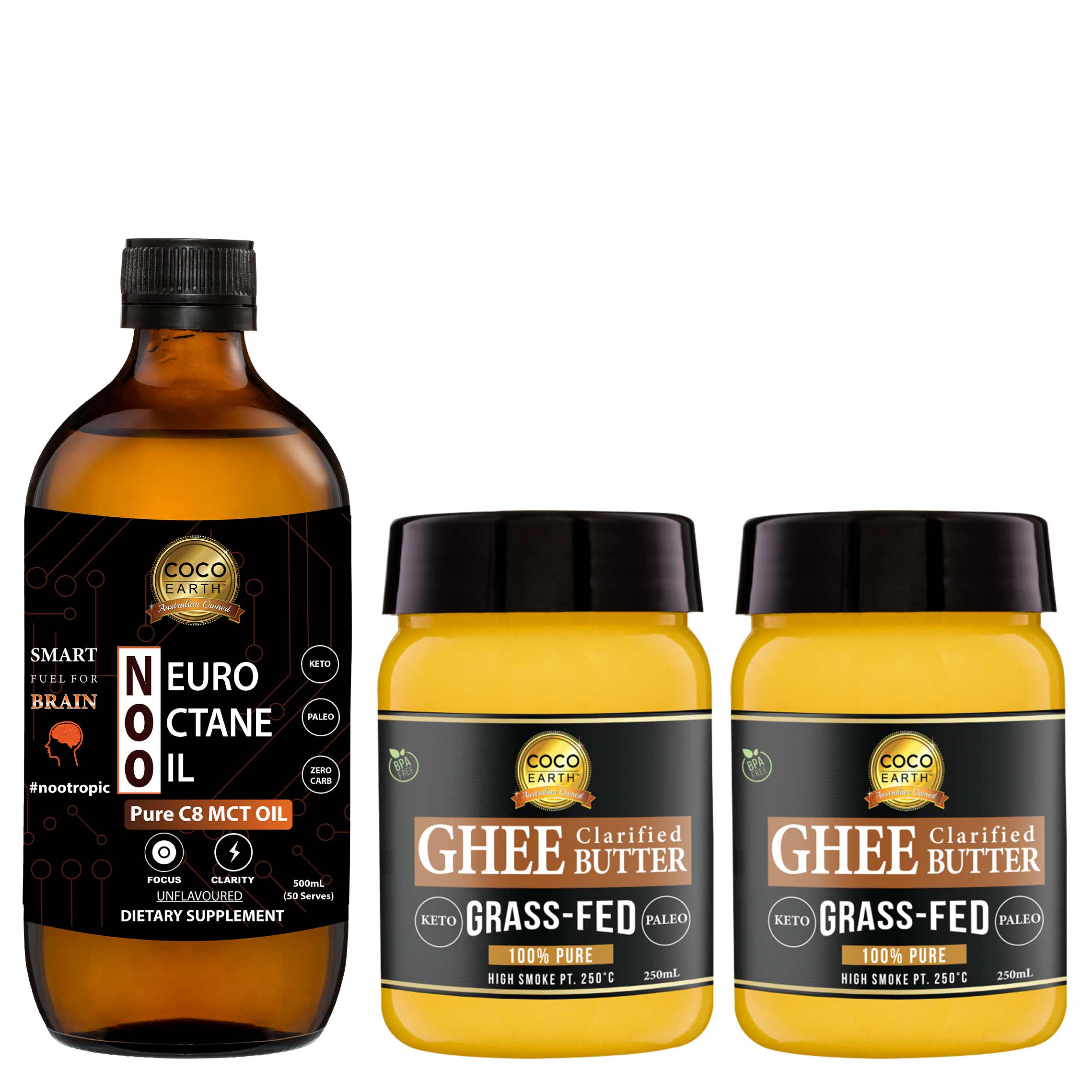 NOO Bulletcoffee Pack | Pure C8 & Ghee