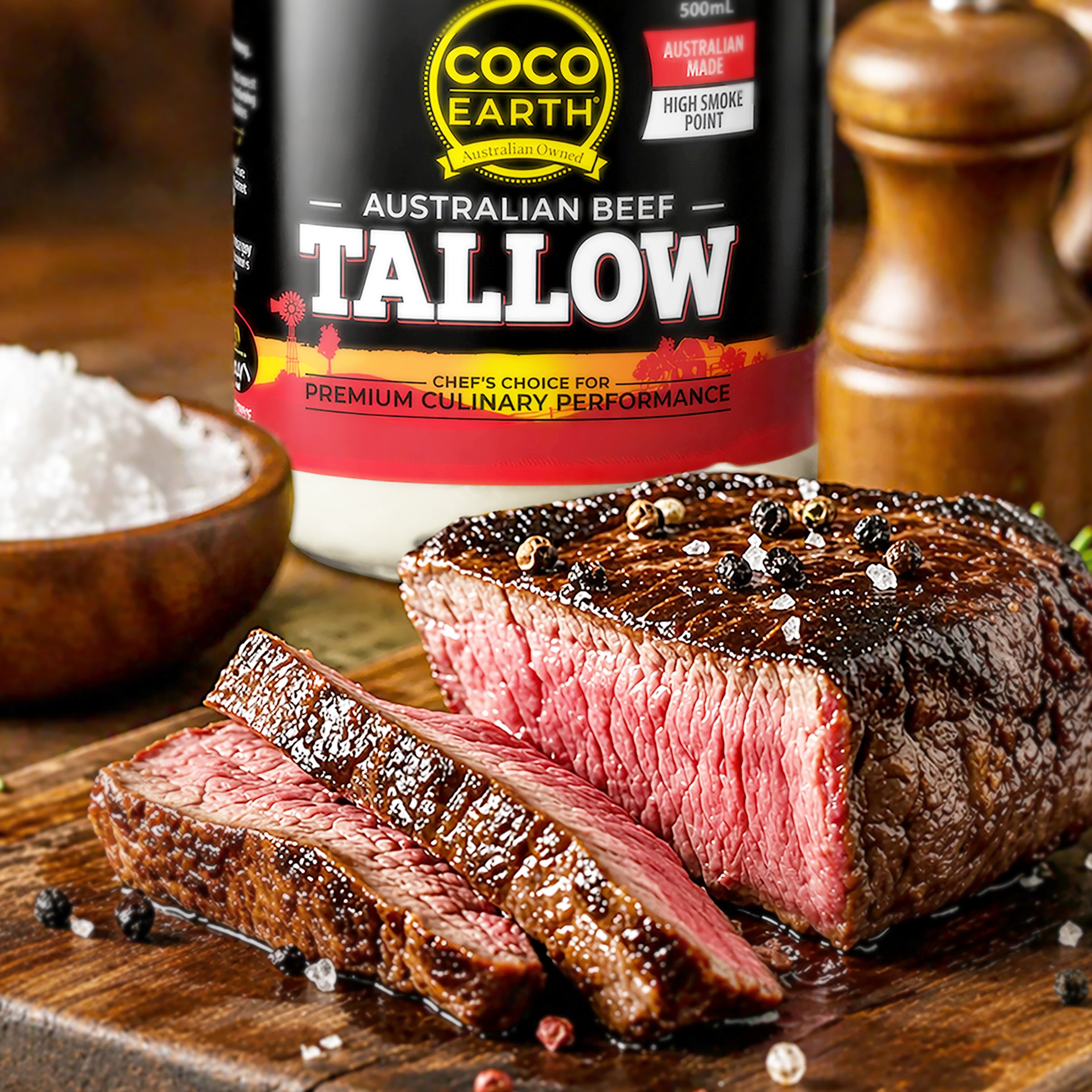 Coco Earth Australian Beef Tallow 500ml