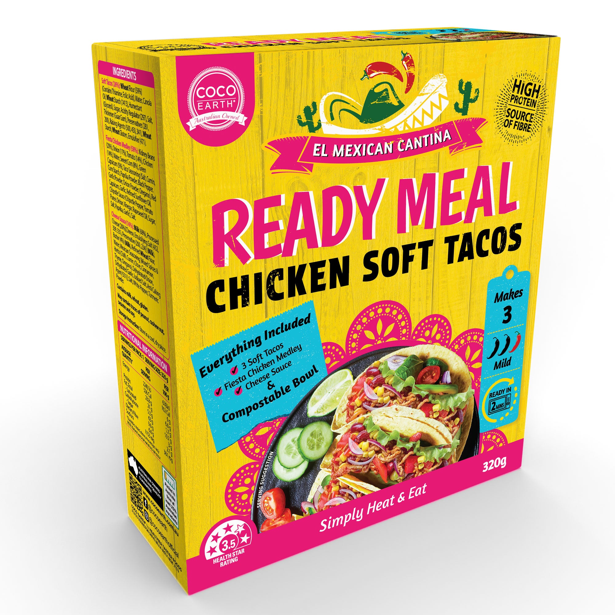 Mexican Chicken Soft Taco 320g