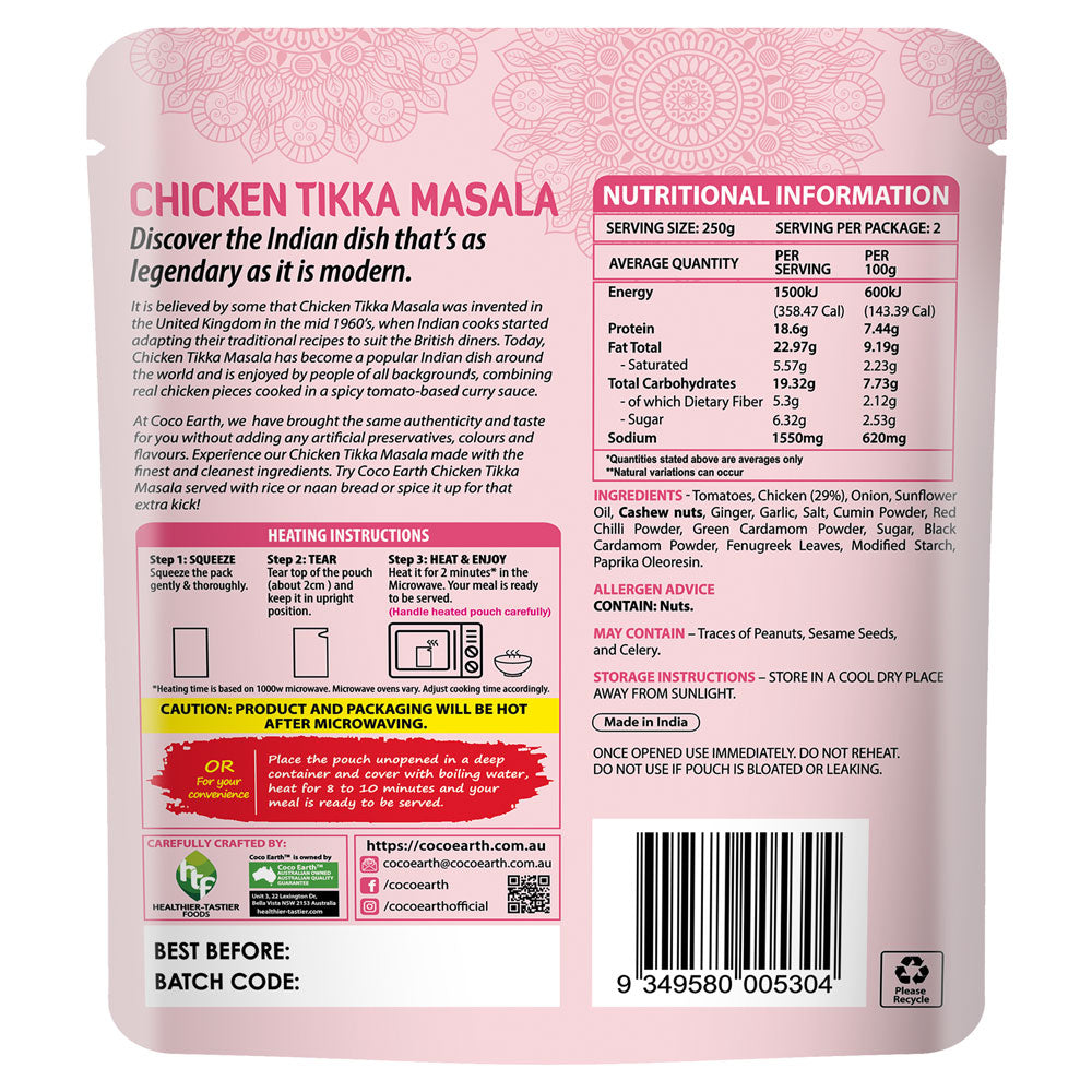 Chicken Tikka Masala Curry 500g