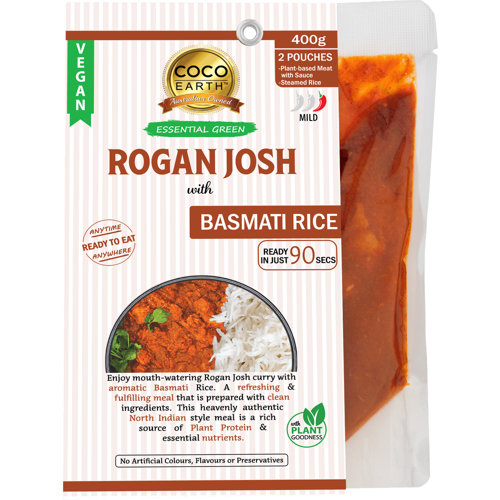 Rogan Josh with Basmati Rice | Ready to Eat 400g Meal