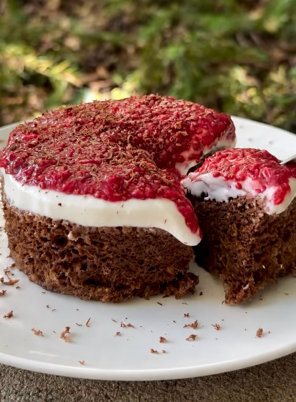 Fluffy Chocolate Mug Cake