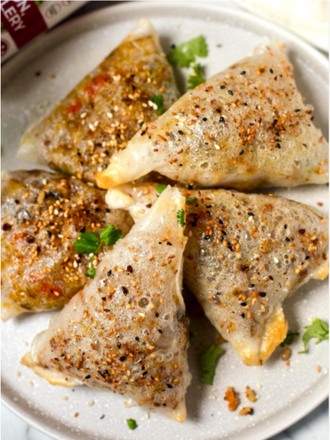 Time-Saver Crispy Rice Paper Veggie Pies