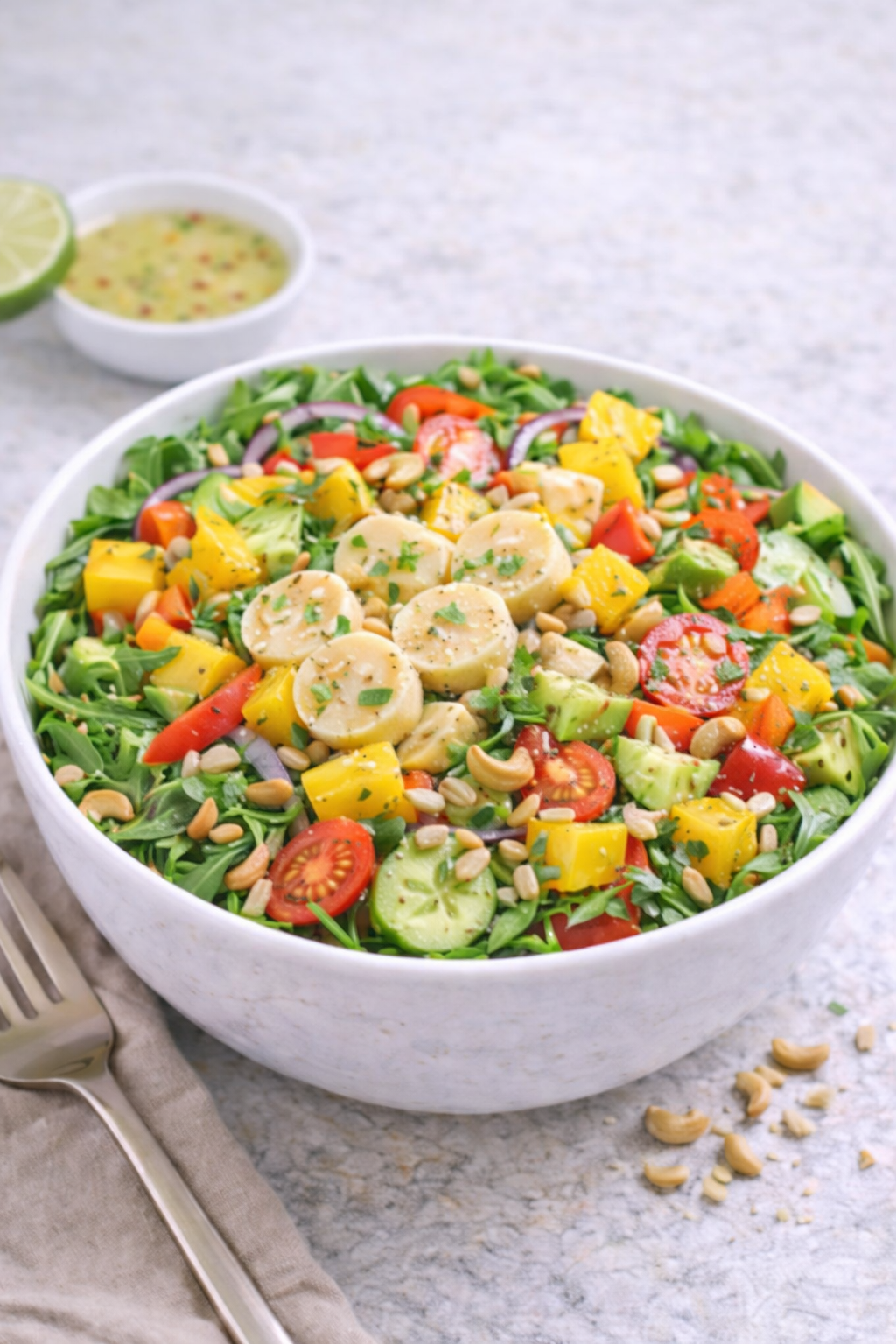 Tropical Mango Hearts of Palm Salad