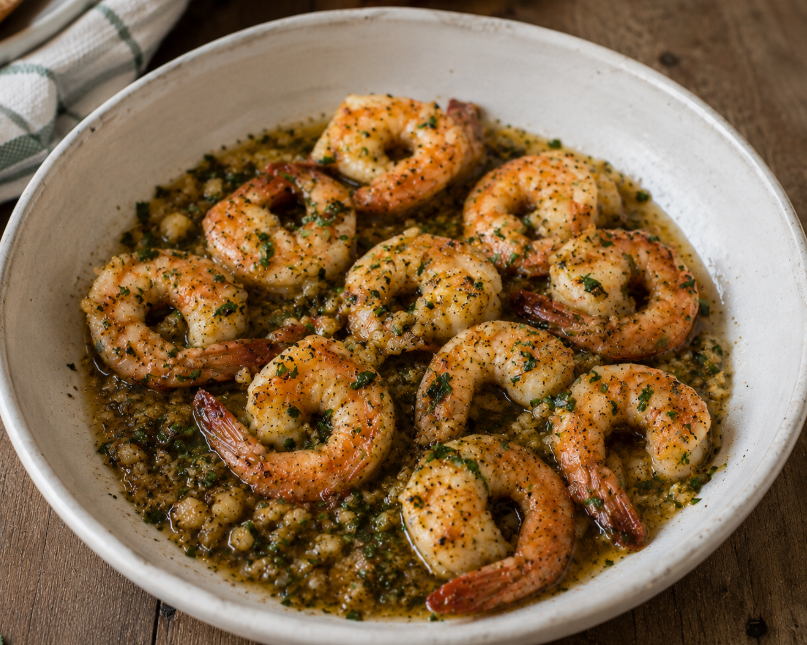Garlic Ghee Prawns