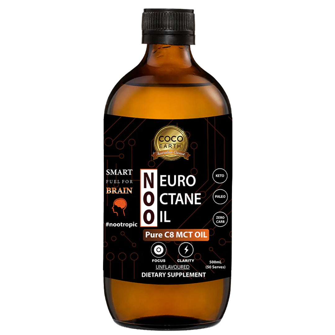 500mL Neuro Octane Oil® – Pure C8 Caprylic MCT Oil (NOOTROPIC)