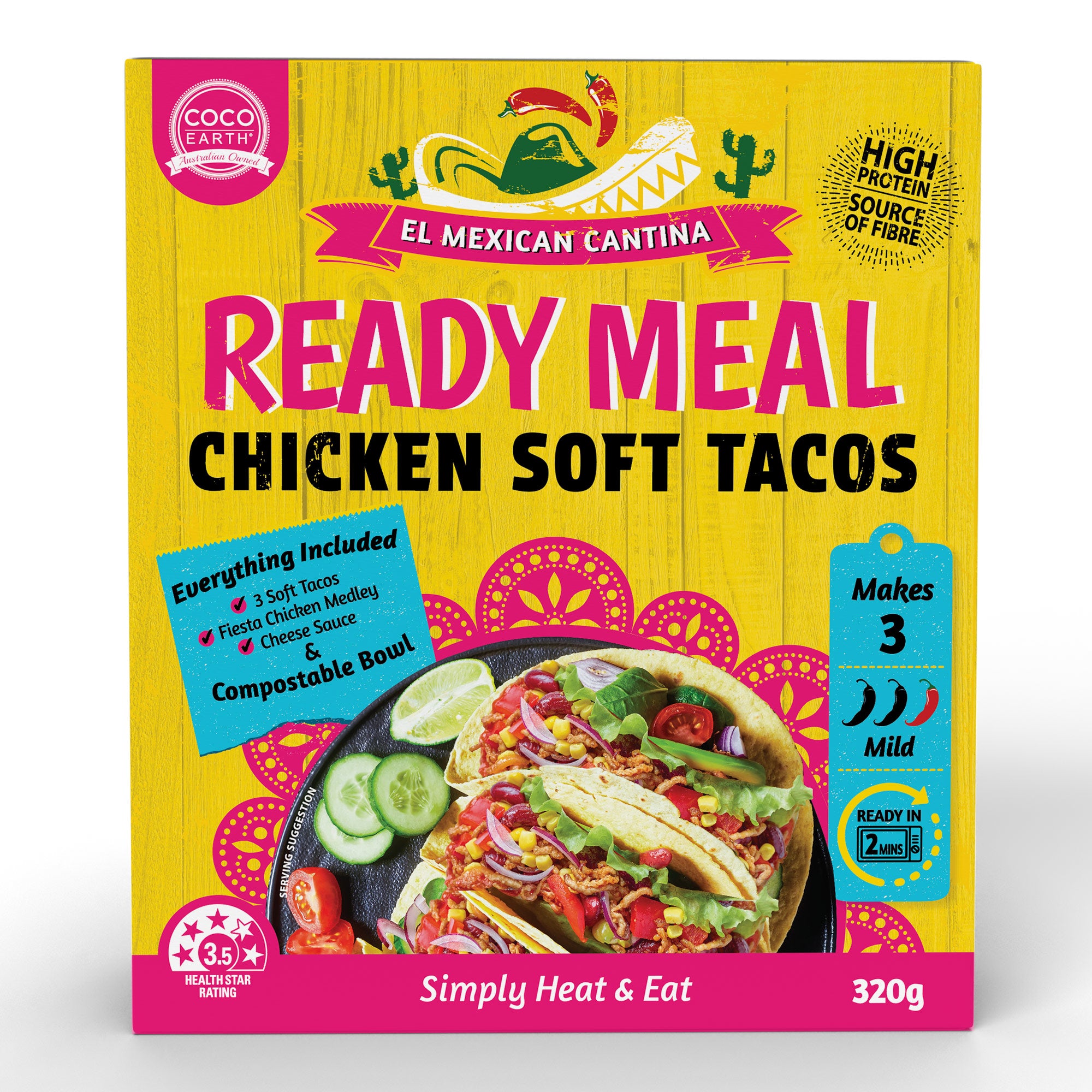 Mexican Chicken Soft Taco 320g