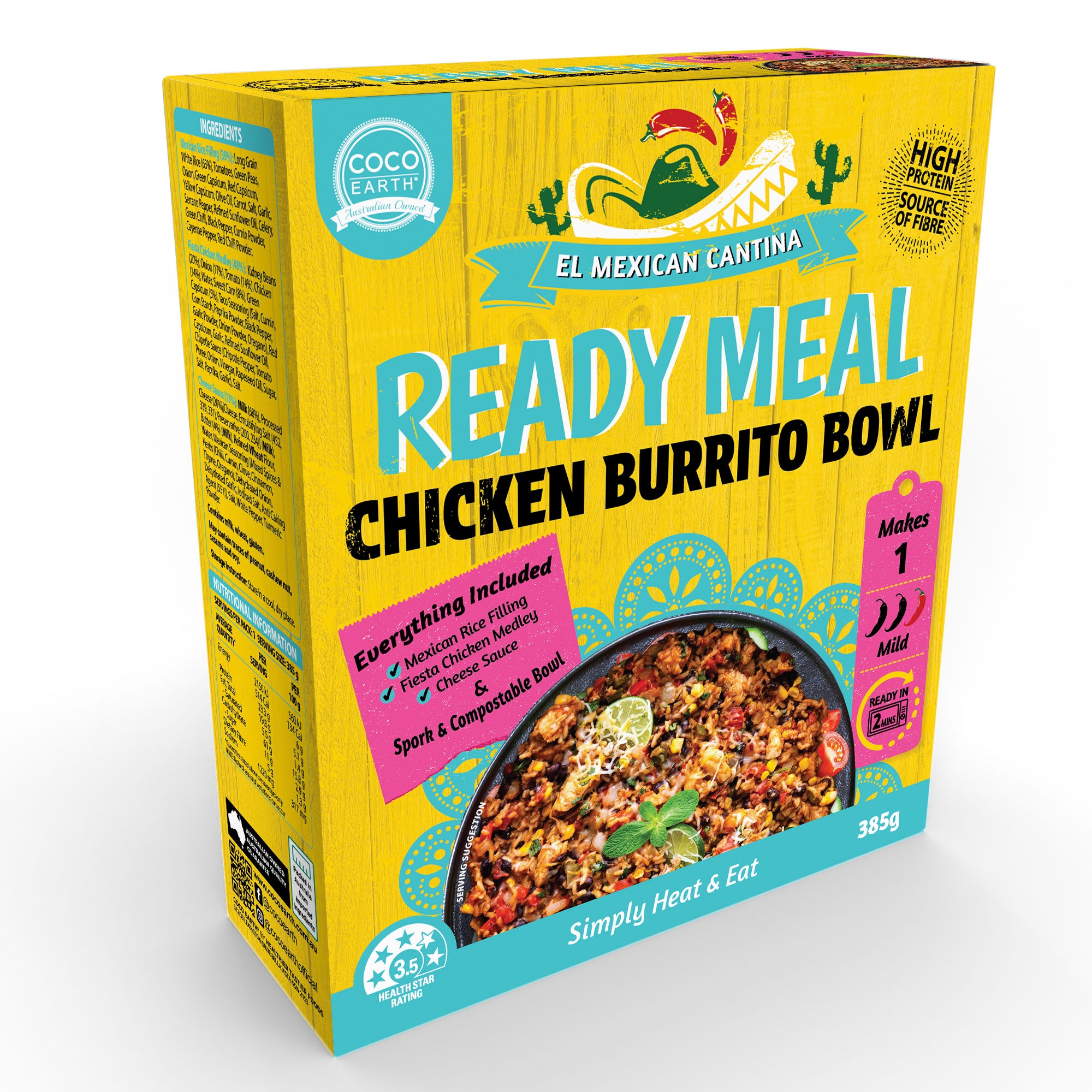 Mexican Chicken Burrito 385g