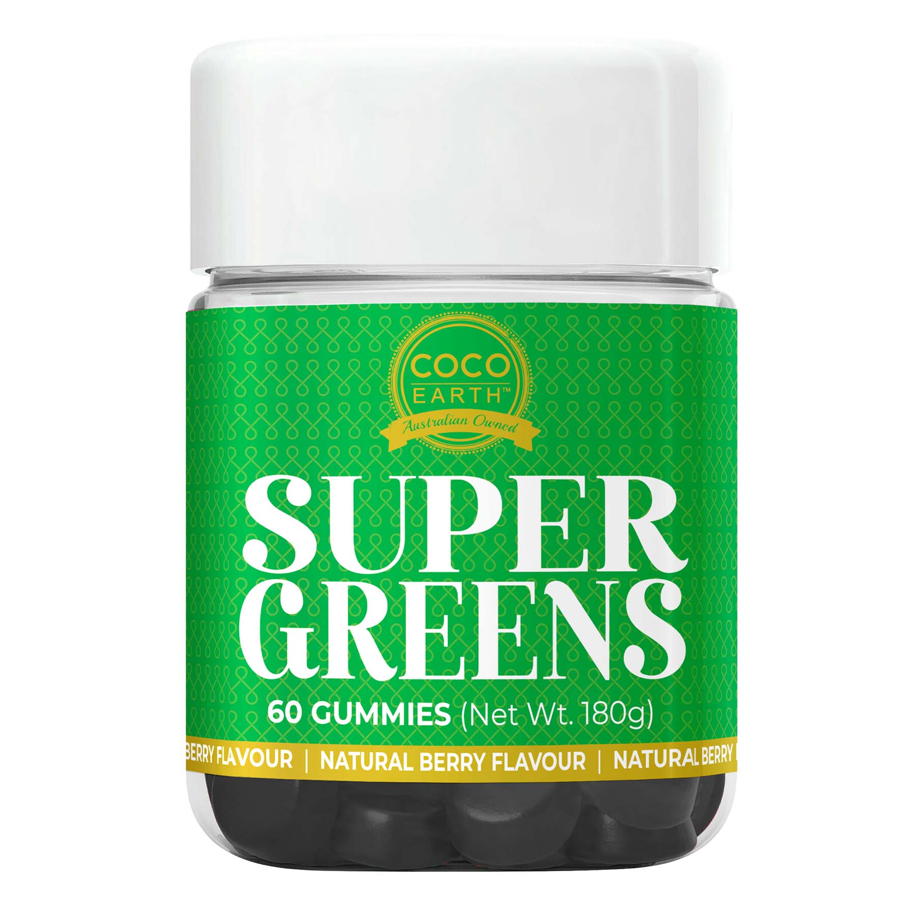 Coco Earth Gummies 60 Super Greens